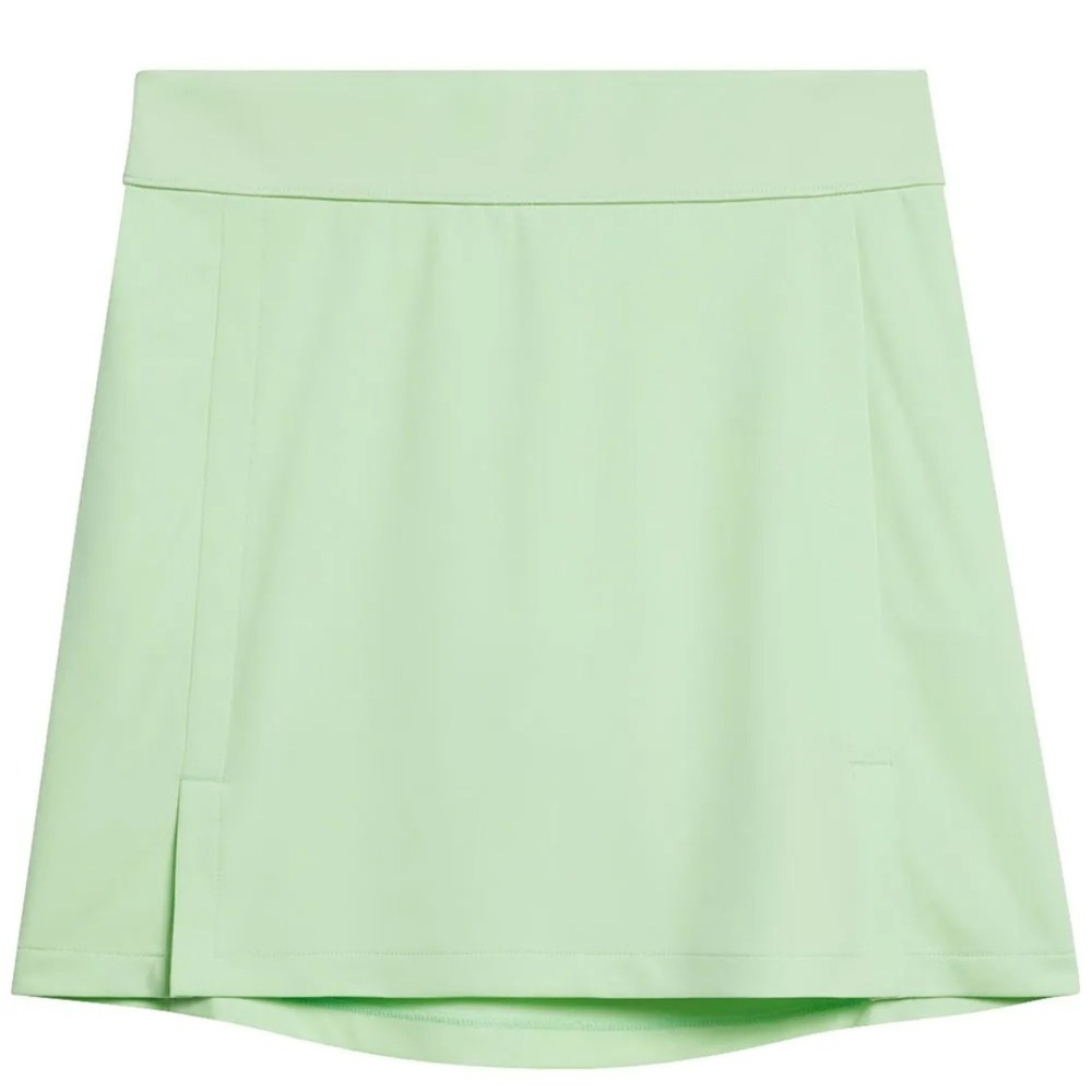 New J.Lindeberg Golf Skirt Mini Skort Amelie Medium‎ Mint Green TX Jersey Pastel